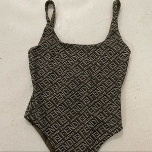 BNWT FENDI x SKIMS Reversible One Piece Swimsuit - Medium